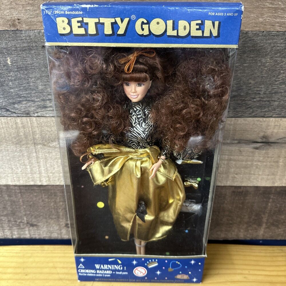 Betty Golden Doll RARE Gold Prototype Barbie Clone Vintage New In Box